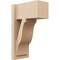 Ekena Millwork 7 1/2-in W x 12-in D x 20-in H Funston Block Rough Cedar Woodgrain TimberThane Outlooker, Primed Tan OUTUR075X12X20FST44RCPR - alternate 1